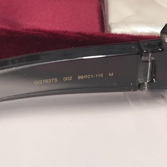 Authentic Gucci GG1637S 002 Silver Mirror Sunglasses – New - Picture 6 of 10